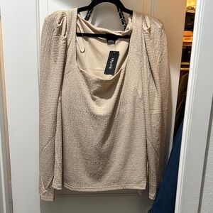City Chic Beige Women's Top